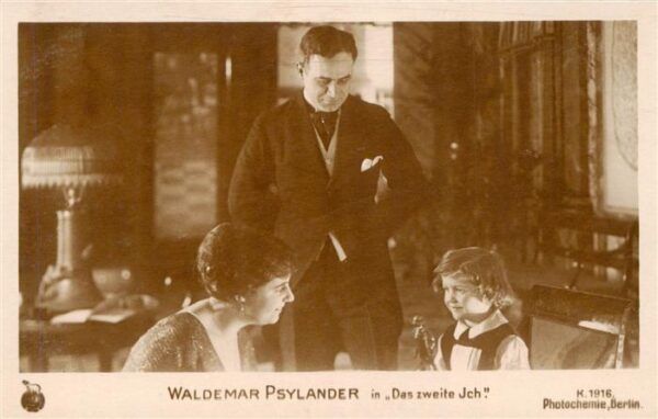 Foto Photochemie Nr. K.1916 Waldemar Psylander Das zweite Ich