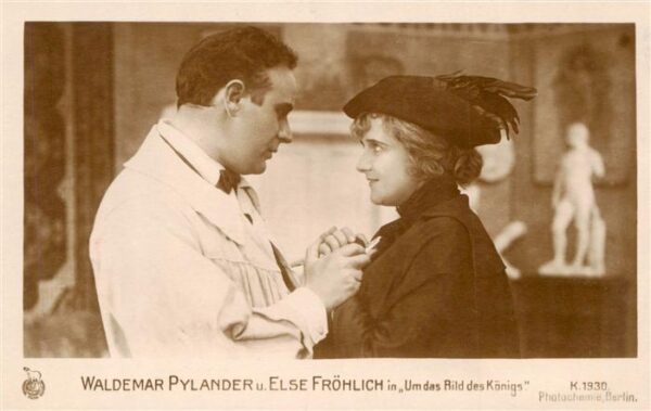 Foto Photochemie Nr. K. Waldemar Psylander Else Froehlich Um das Bild des Koenig