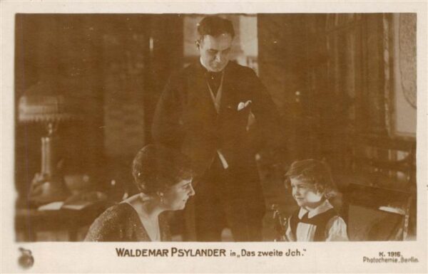 Foto Photochemie Nr. K.1916 Waldemar Psylander Das zweite Ich