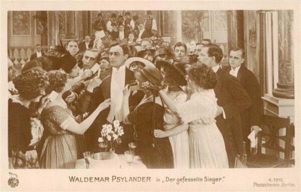 Foto Photochemie Nr. K.1915 Waldemar Psylander Der gefesselte Sieger