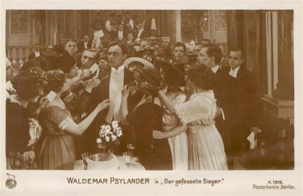 Foto Photochemie Nr. K. 1915 Waldemar Psylander Der gefesselte Sieger