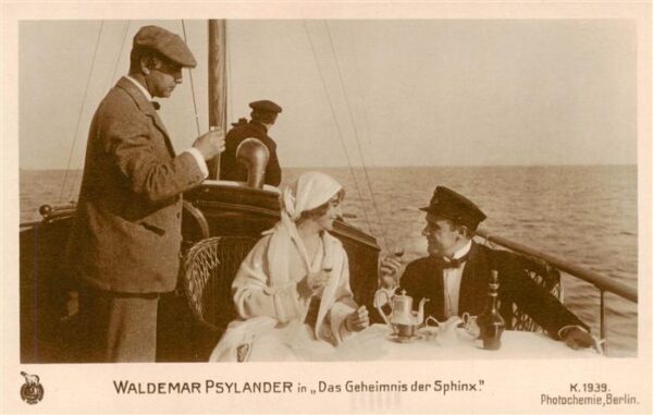 Foto Photochemie Nr. K.1939 Waldemar Psylander Das Geheimnis der Sphinx