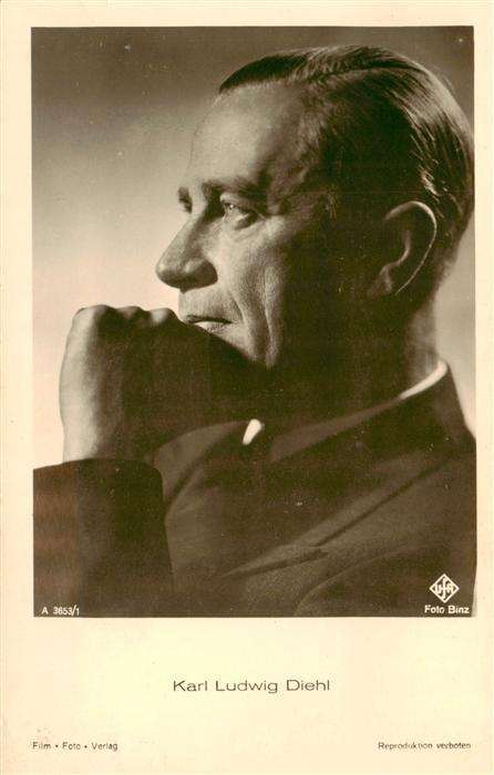 Foto Ufa A 3653/1 Binz Karl Ludwig Diehl