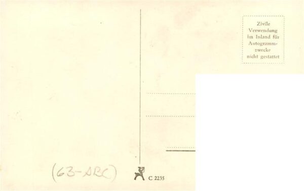 Foto Ufa-Baumann Nr. A 3741/2 Rudolf Prack – Bild 2