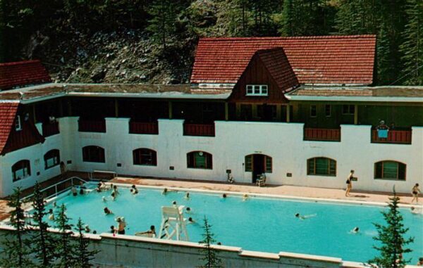 Alberta  Canada State Miette Hot Springs Jasper Park