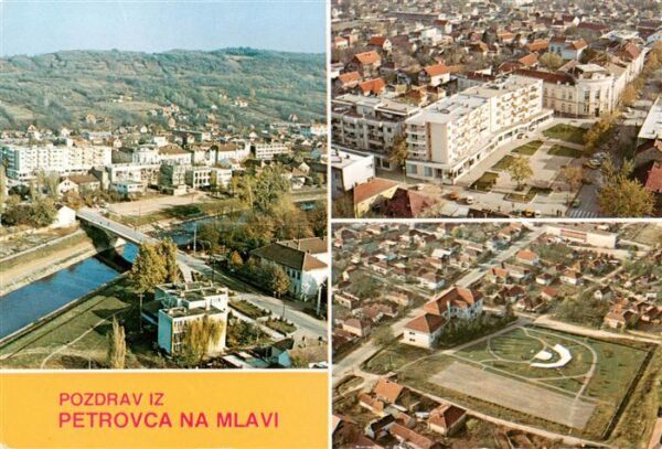 Petrovac na Mlavi Serbija Fliegeraufnahmen