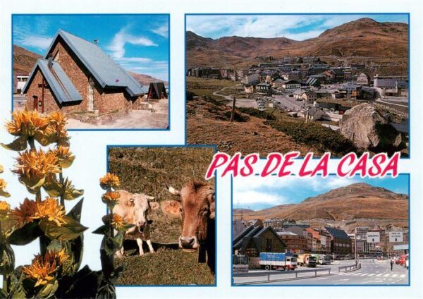 Pas de la Casa 2085m Andorra La Vella Teilansichten