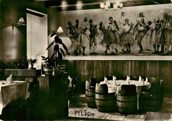 Plzen Pilsen CZ Restaurace Prazdroj Wandgemaelde