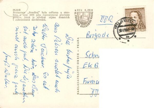 Plzen Pilsen CZ Restaurace Prazdroj Wandgemaelde – Bild 2
