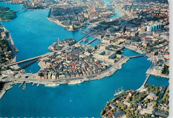 Stockholm  Sweden Stadtpanorama Altstadt