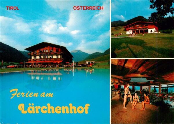 Erpfendorf Tirol AT Ferien am Laerchenhof Gasthof Restaurant Swimming Pool
