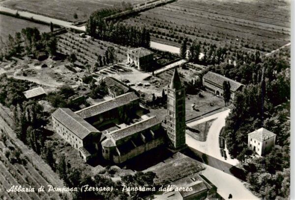 Abbazia di Pomposa Ferrara Emilia-Romagna IT Panorama dall aereo