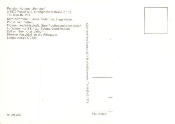 Fusch Grossglocknerstrasse AT Urlaub auf dem Bauernhof Pension Hollaus Ponyhof – Bild 2