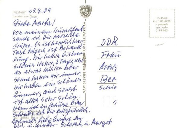 Piestany Pistian Poestyen SK Liecebny dum Slovan – Bild 2