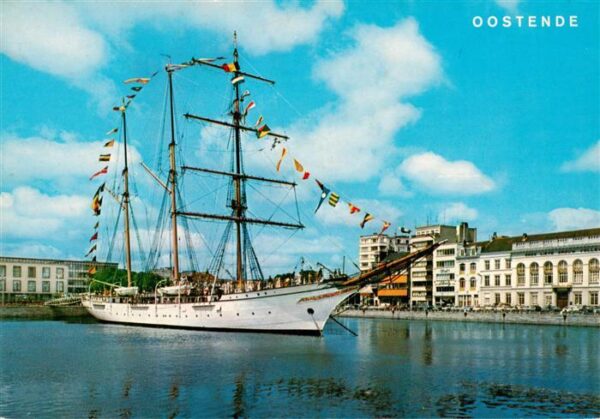 Oostende Ostende West-Vlaanderen Belgie Mercator Navire Ecole belge Segelschulsc