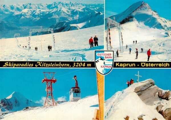 Kaprun AT Skiparadies Kitzsteinhorn Alpanpanorama