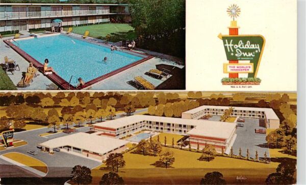 Orlando Florida HolidayInn Swimmingpool Fliegeraufnahme