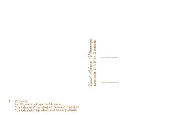 Valencia  Valenciana ES La Gllorieta y Caja de Ahorros – Bild 2
