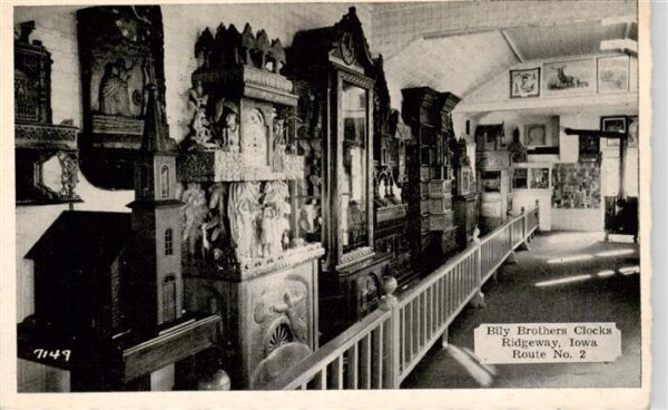 Ridgeway Iowa USA Bily Brothers Clocks