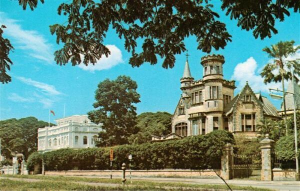 Trinidad and Tobago Victorian Architecture Abounds The White Building The Office