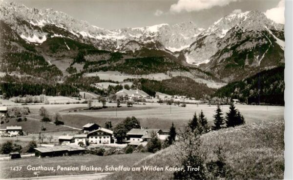 Scheffau Tirol Wilden Kaiser Tirol AT Gasthaus Pension Blaiken