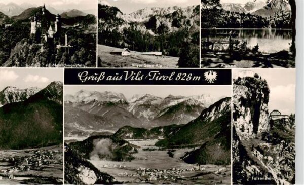 Vils Tirol Neuschwanstein Vilser Senn Alp Alpsee Ortsansicht Flakenstein