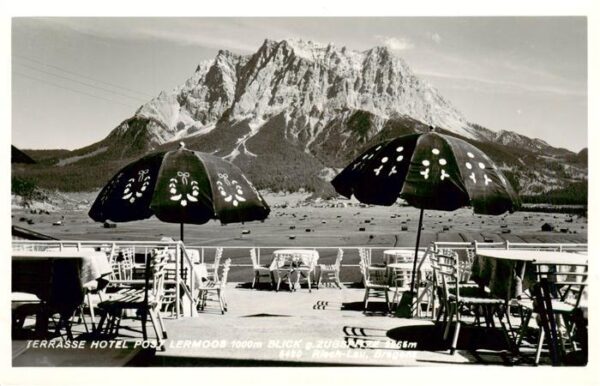Lermoos Tirol AT Terrasse Hotel Post