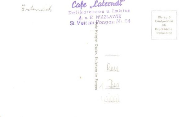 St Veit Pongau Salzburg AT Cafe Laterndl Gaststube – Bild 2