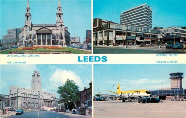 Leeds  West Yorkshire UK Civic Hall and Gardens The University Merrion Centre Ye