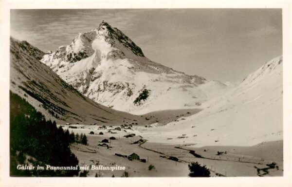 Galtuer Tirol AT im Paznauntal mit Ballunspitze