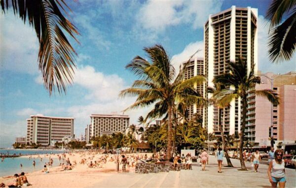 Waikiki Honolulu Hawaii USA World Famous Waikiki Beach