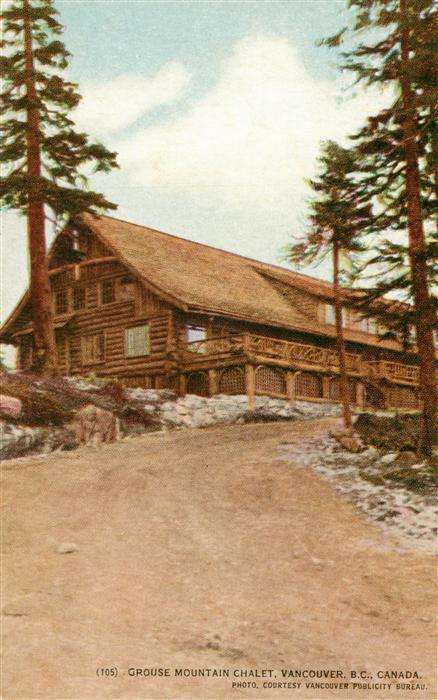 Vancouver BC Canada Grouse Mountain Chalet