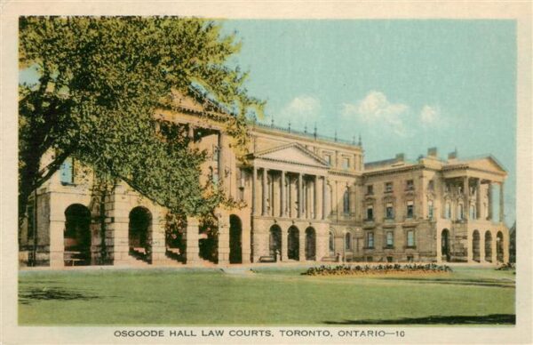 Toronto Canada Osgoode Hall Law Courts