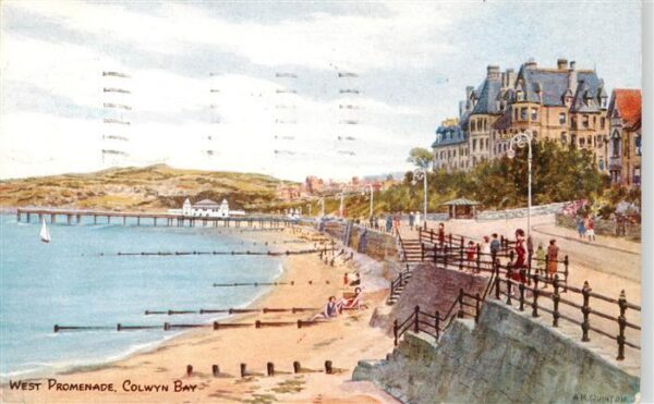 Colwyn Bay Wales UK West Promenade