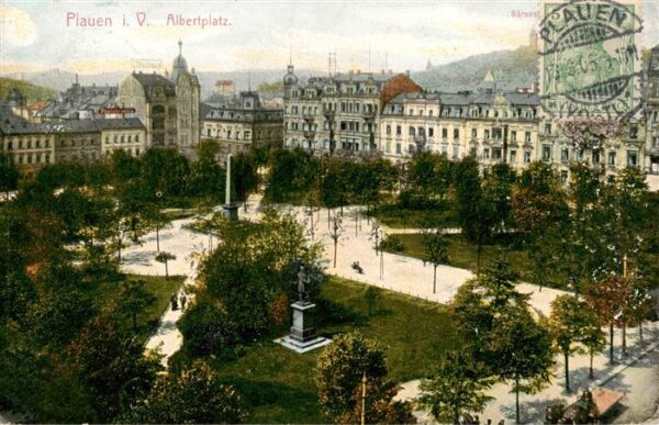 Plauen  Vogtland Albertplatz