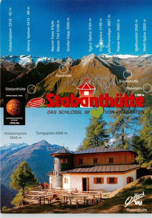 Praegraten Grossvenediger AT Stabanthuette Das Schloessl von Praegraten mit Kris