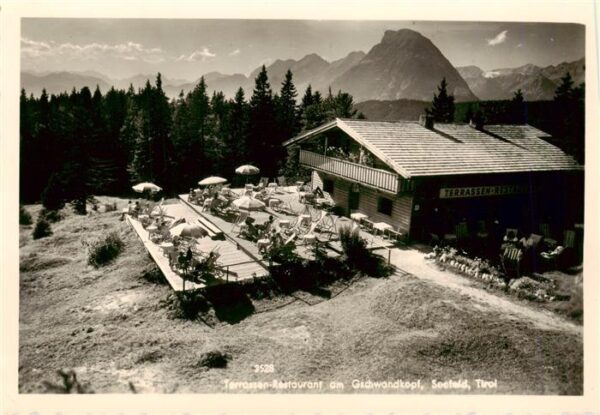 Seefeld Tirol Terrassen Restaurant am Gschwandkopf