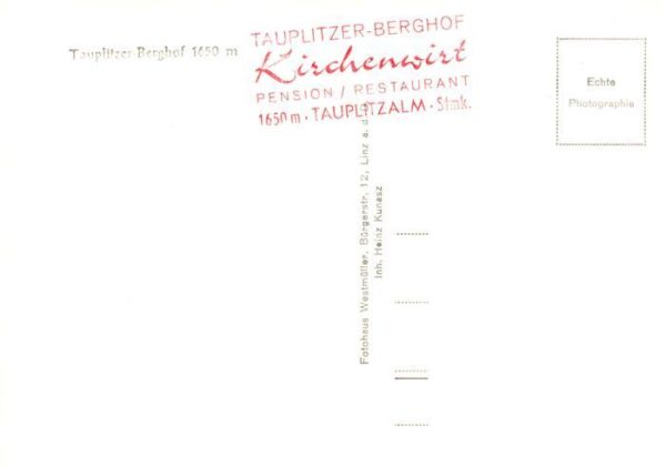 Tauplitzalm 1650m Tauplitzer-Berghof Dachstein AT Tauplitzer Berghof Kirchenwirt – Bild 2