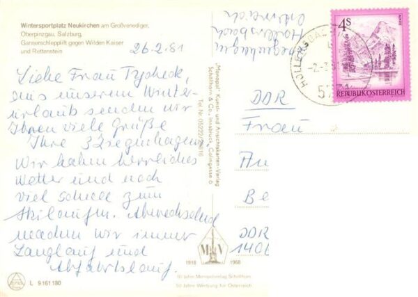 Neukirchen Grossvenediger AT Schlepplift Panorama – Bild 2