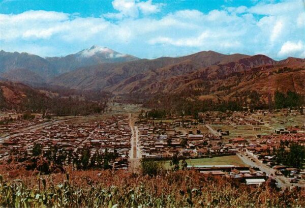 Huaraz Peru Fliegeraufnahme