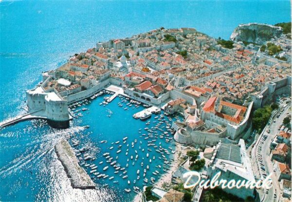 Dubrovnik Ragusa Croatia Fliegeraufnahme
