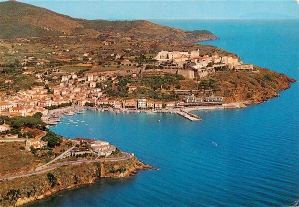 Porto Azzurro Isola d Elba IT Fliegeraufnahme