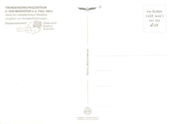 Waidhofen Ybbs Fliegeraufnahme – Bild 2