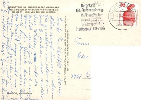 St Andreasberg Harz Blick von den Drei Jungfern – Bild 2