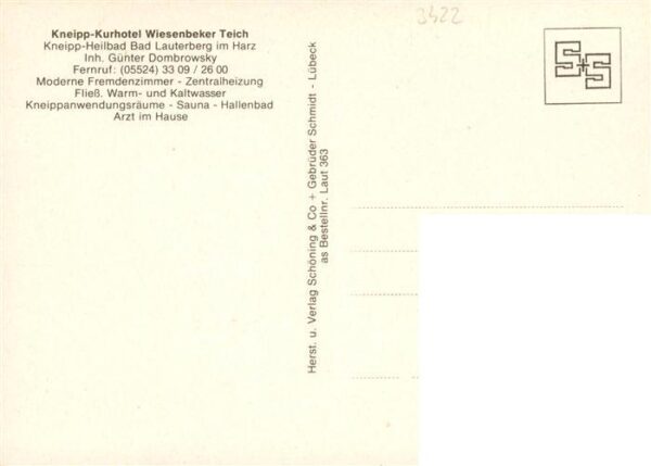 Bad Lauterberg Kneipp Kurhotel Wiesenbeker Teich Gastraeume Bar – Bild 2