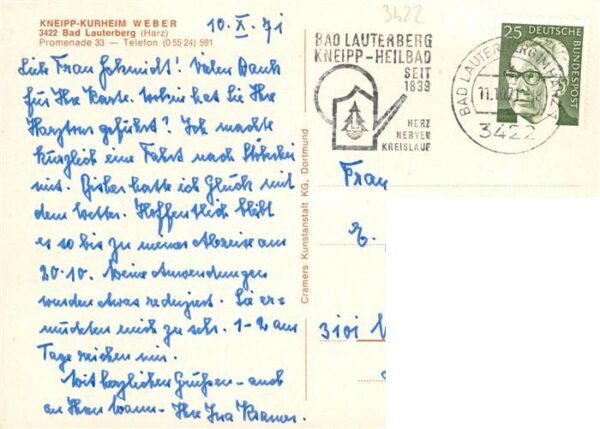 Bad Lauterberg Kneipp Kurheim Weber – Bild 2