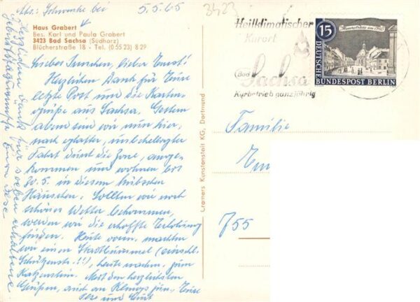 Bad Sachsa Harz Haus Grabert Gastraeume Terrasse – Bild 2