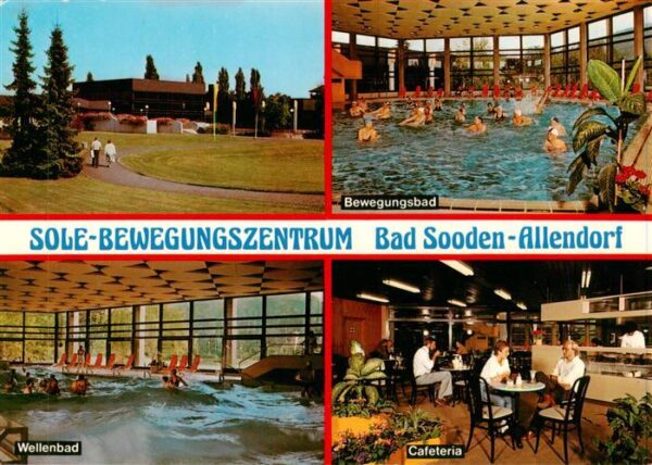 Bad Sooden-Allendorf Sole Bewegungszentrum Bewegungsbad Wellenbad Cafeteria