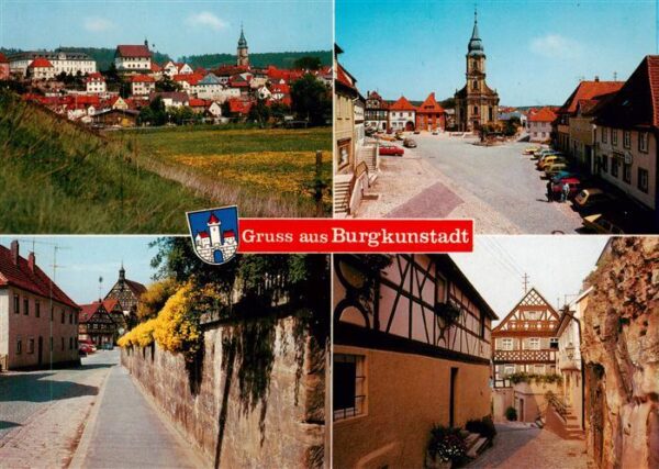 Burgkunstadt Panorama Markt Kirche Gassen