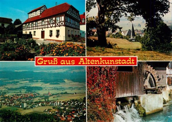 Altenkunstadt Fachwerkhaus Panorama Muehle